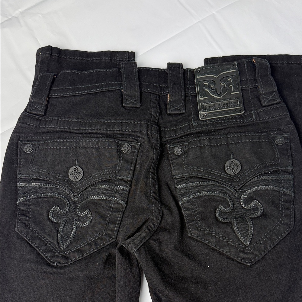 Rock Revival Black Slim Straight Jeans - Picture 5 of 5